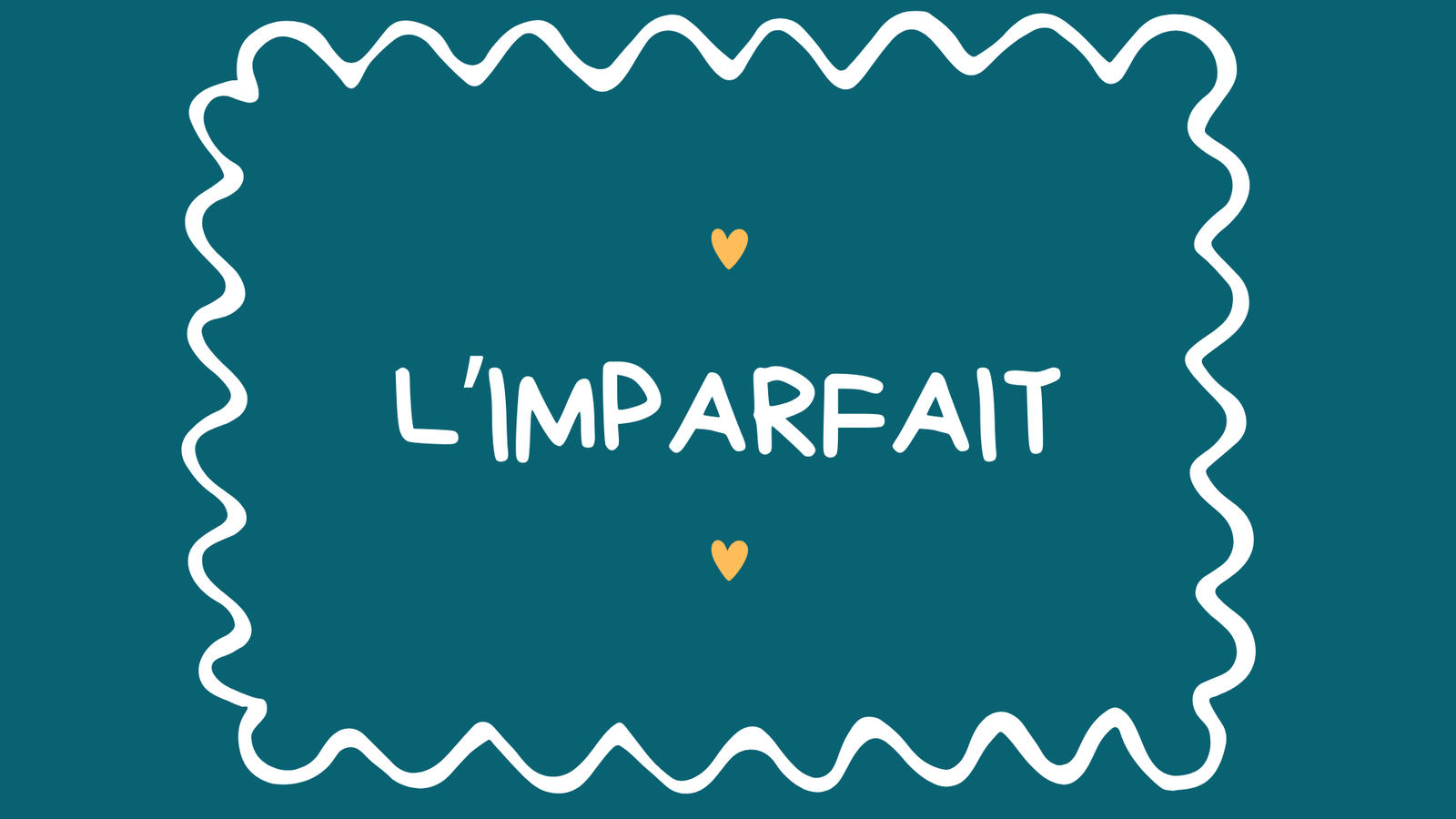 L&rsquo;imparfait de l&rsquo;indicatif