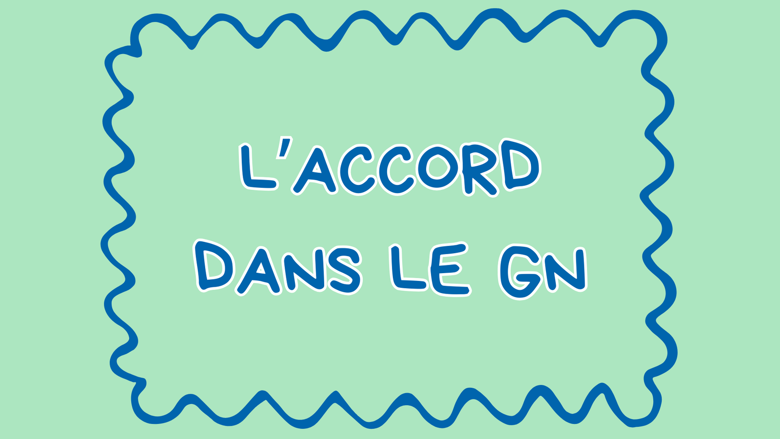 L&rsquo;accord dans le groupe nominal