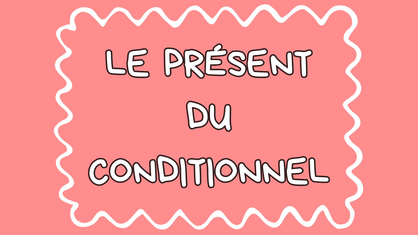 Le présent du conditionnel et ses emplois