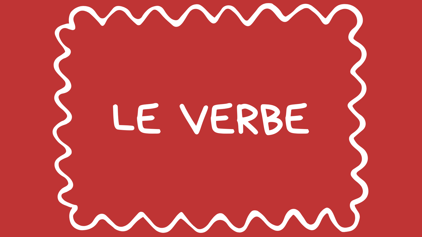 Le verbe